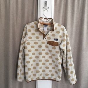 Polka Dot Patagonia Snap Pullover